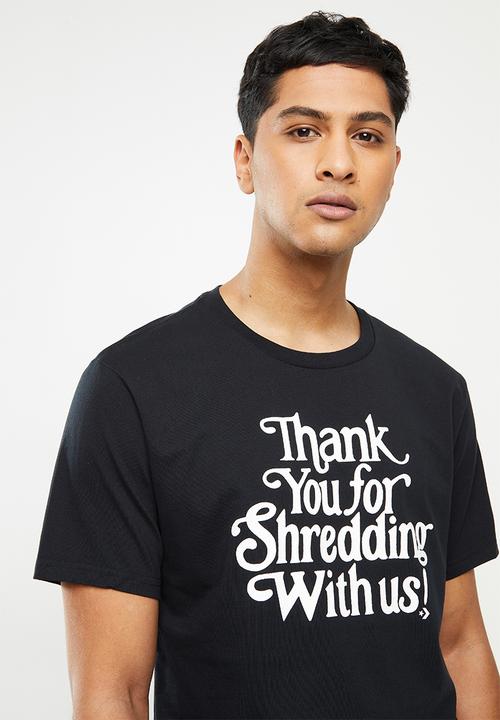 Converse - Cons thank you tee - black