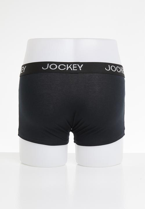 Jockey - 3 Pack great value trunks - black & grey