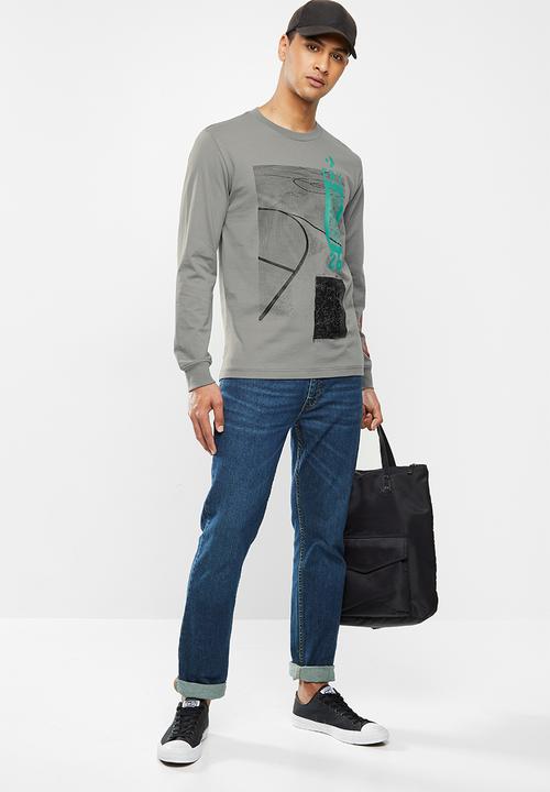 Converse - Converse erx long sleeve tee - grey