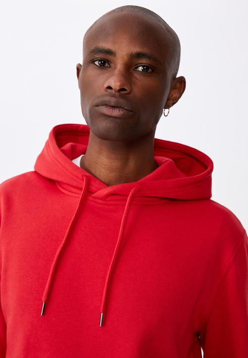 Factorie - Basic hoodie - red smoke