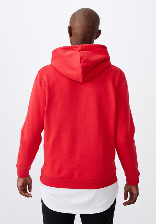 Factorie - Basic hoodie - red smoke