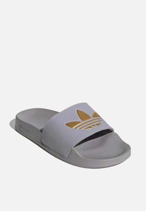 adidas Originals - Adilette lite w - glory grey & gold met.