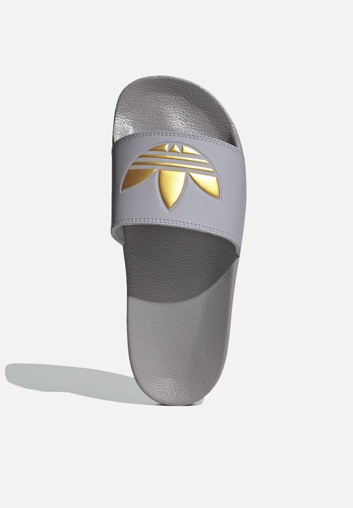 adidas Originals - Adilette lite w - glory grey & gold met.