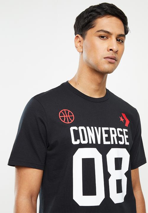 Converse - Basketball theme tee - black