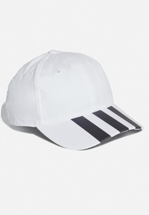 adidas Originals - 3-Stripes baseball cap- white & black