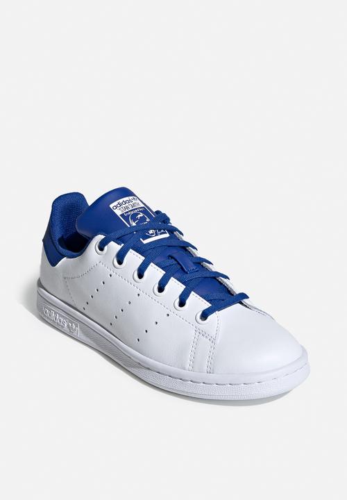 adidas Originals - Stan Smith junior - cloud white & royal blue 