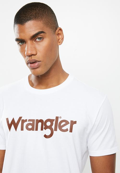 Wrangler - Kabel tee - white