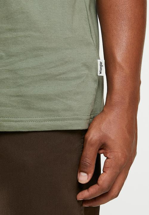 Wrangler - Kabel tee - khaki