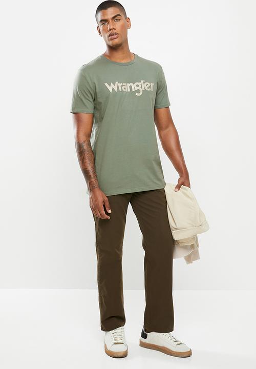 Wrangler - Kabel tee - khaki