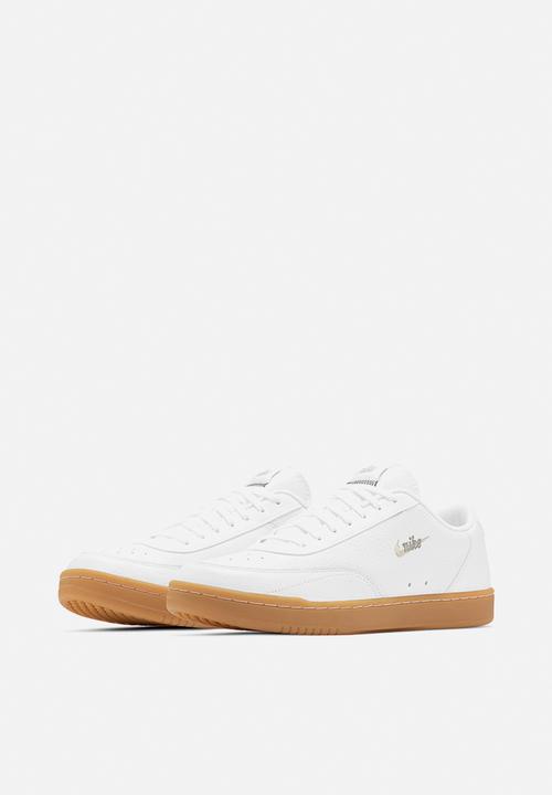 Nike - Court Vintage premium - white/fossil-enigma stone