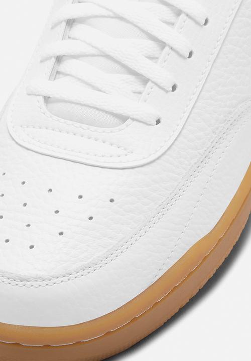 Nike - Court Vintage premium - white/fossil-enigma stone