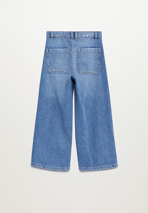MANGO - Culotte jeans - open blue