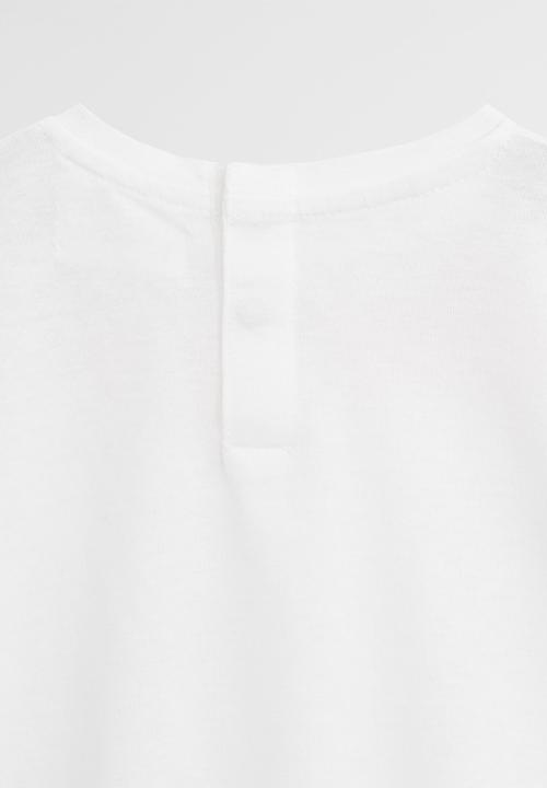MANGO - Lupe short sleeve top - white