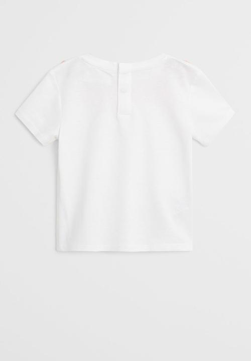 MANGO - Lupe short sleeve top - white