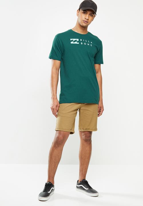 Billabong  - United short sleeve tee - dark teal