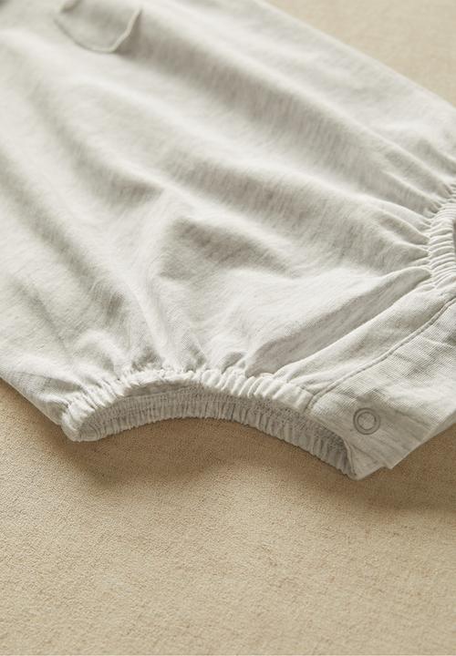 MANGO - Infants Jamie romper - white melange