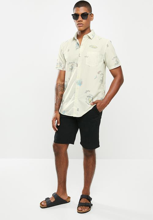 Vissla  - Summer vacation short sleeve eco shirt - bone