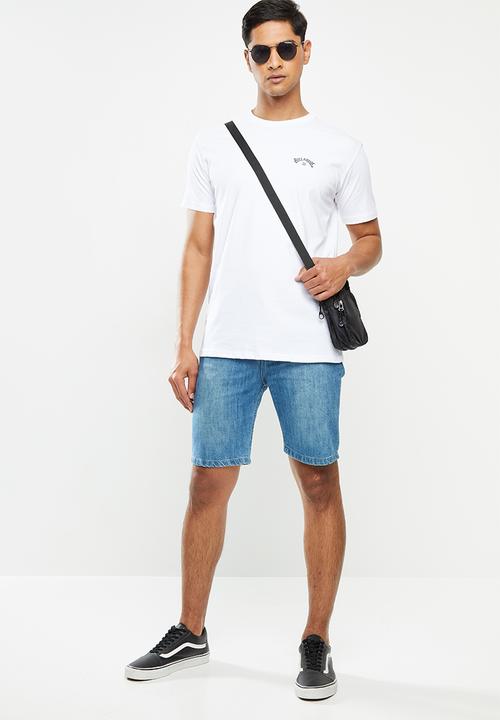 Billabong  - Arch wave short sleeve tee - white