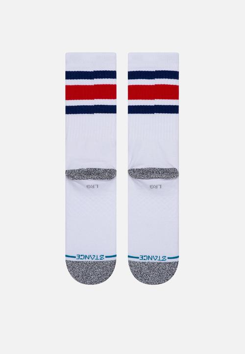 Stance Socks - Boyd st socks - blue & white 