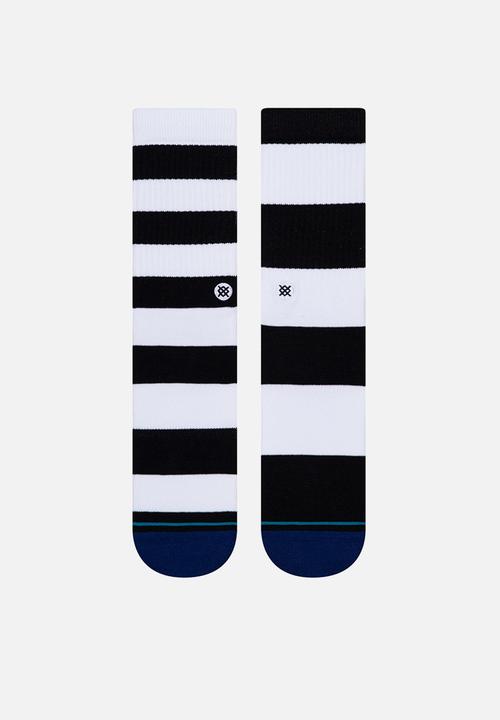 Stance Socks - Mariner st socks - black & white 