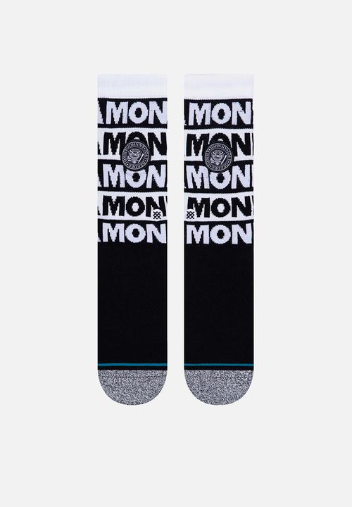 Stance Socks - The ramones socks - black & white 