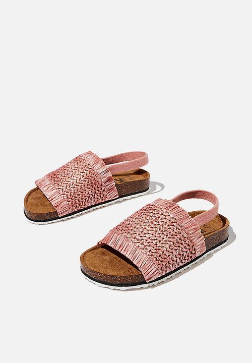 Cotton On - Fringed thea slingback - earth clay