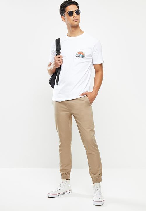 Quiksilver - Kool enough short sleeve tee - white