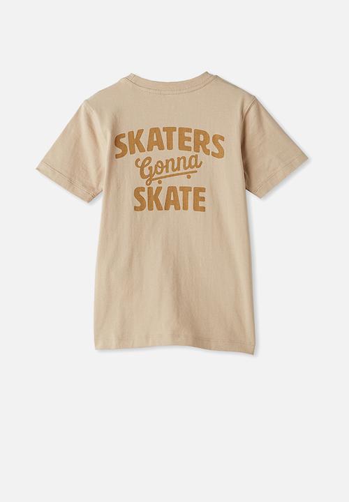 Cotton On - Max skater short sleeve tee - neutral 