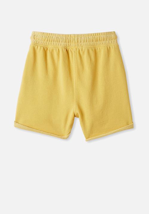 Cotton On - Henry slouch short 80/20 - daffodil wash
