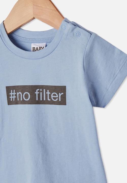 Cotton On - Jamie short sleeve tee - powder puff blue