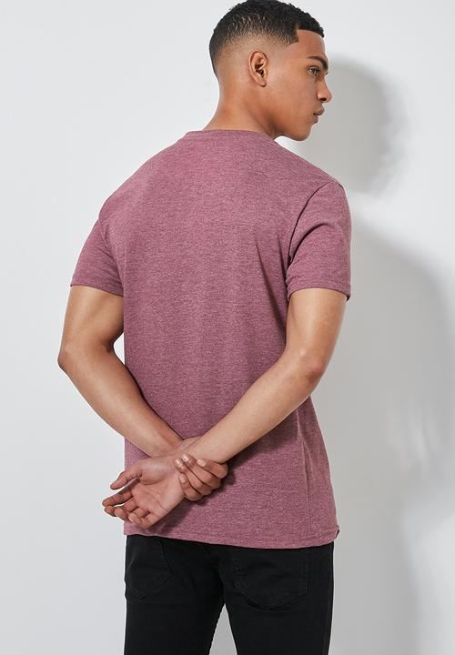 Superbalist - Conscious crew neck tee - burgundy