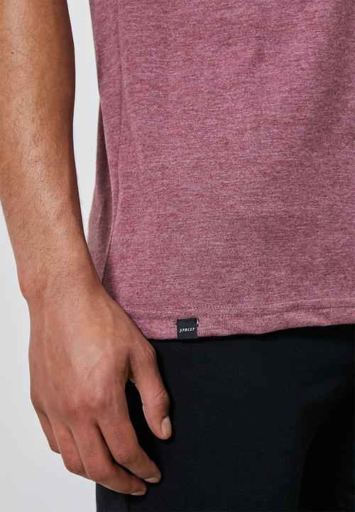 Superbalist - Conscious crew neck tee - burgundy