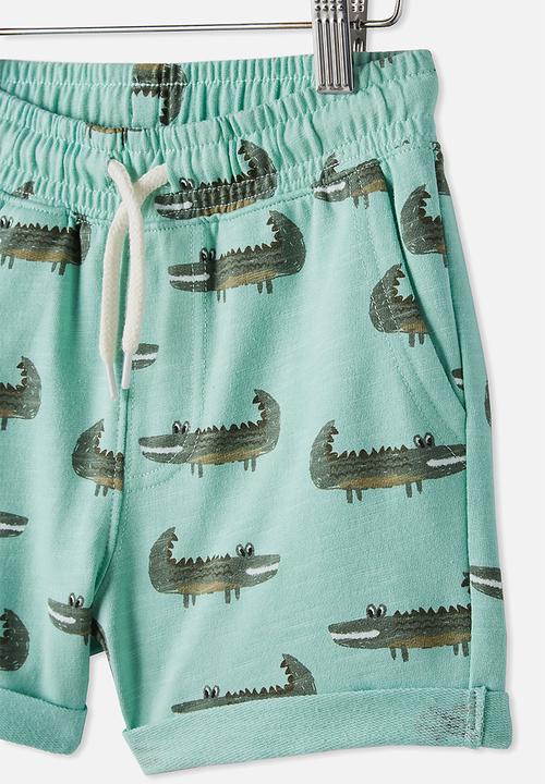Cotton On - Henry slouch short 60/40 - mint breeze