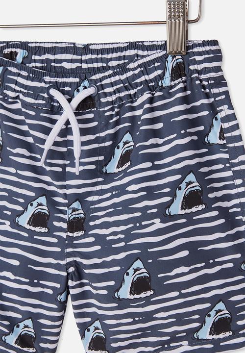 Cotton On - Bailey board short -  shark wave