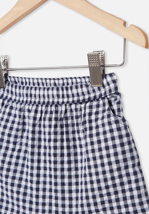 Cotton On - Kelly short - navy & white 
