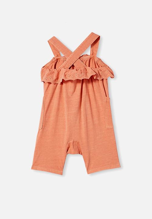 Cotton On - Halle playsuit - orange