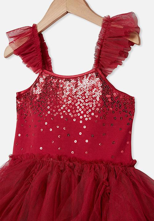 Cotton On - Iris dress up dress - red 