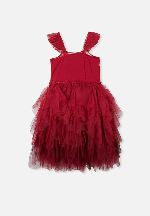 Cotton On - Iris dress up dress - red 