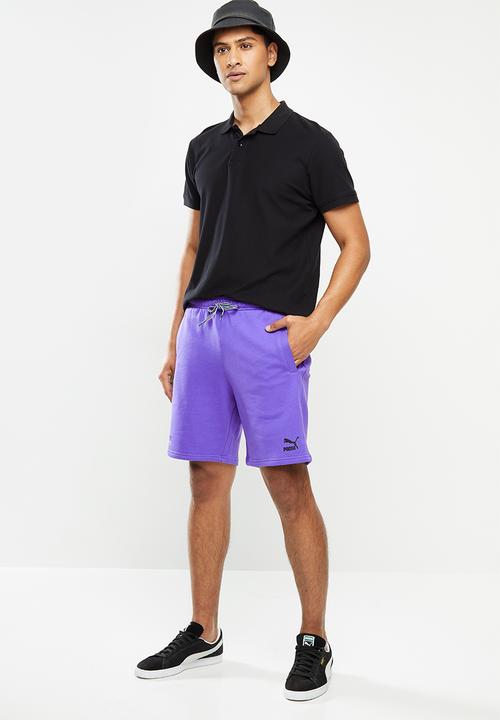 PUMA - Tfs shorts  ft 8" - purple 