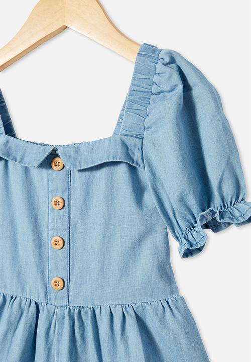 Cotton On - Katie playsuit - mid blue