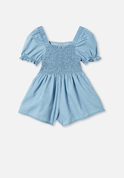 Cotton On - Katie playsuit - mid blue