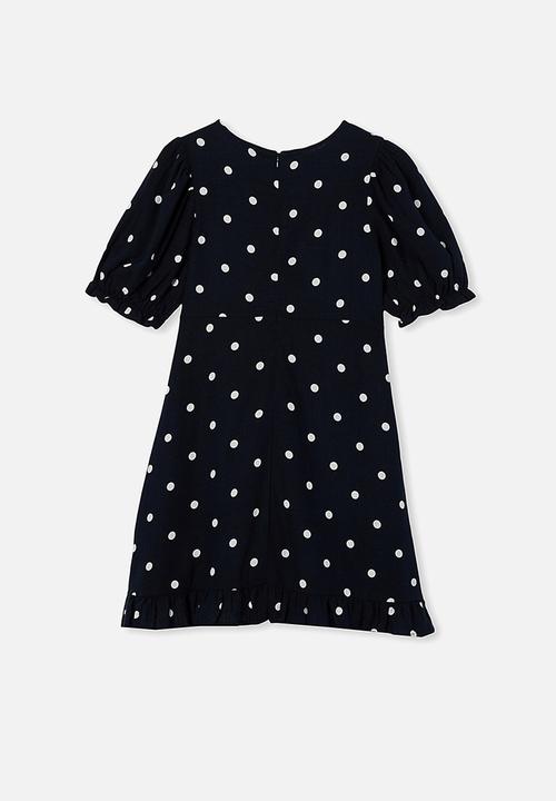 Free by Cotton On - Paris short sleeve dress - indian ink