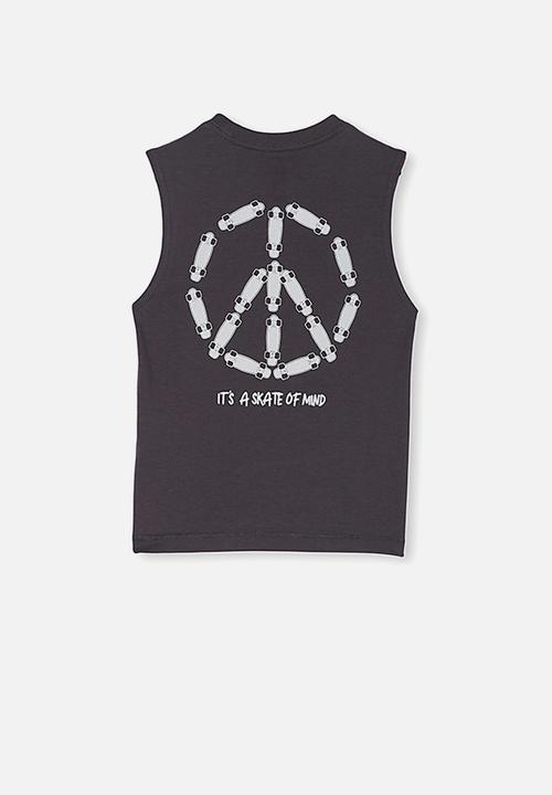 Cotton On - Otis muscle tank - charcoal 