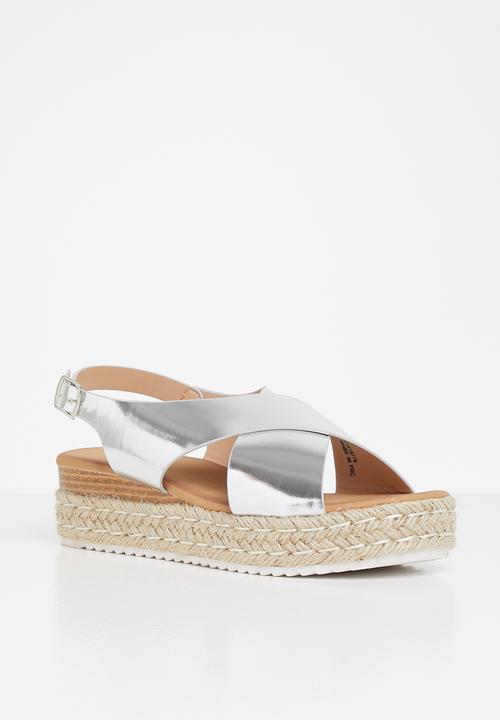 edit - Dion espadrille - silver