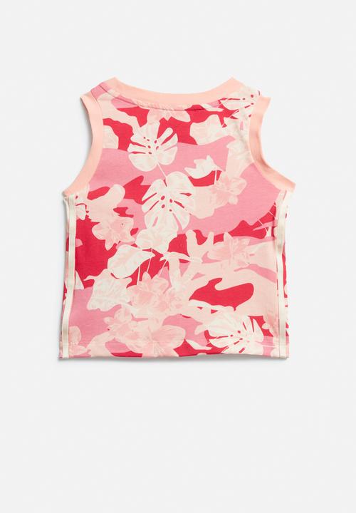 adidas Originals - Short & top set - pink & cream