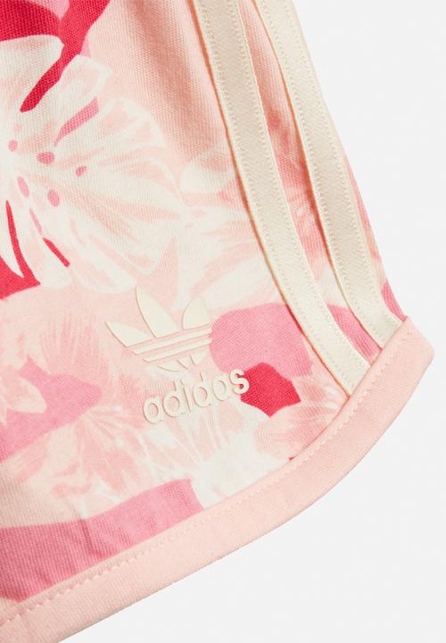 adidas Originals - Short & top set - pink & cream