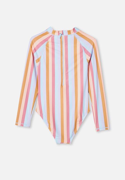 Free by Cotton On - Lindsay long sleeve one piece - multi 