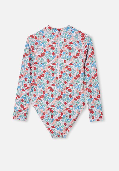 Free by Cotton On - Lindsay long sleeve one piece - multi 