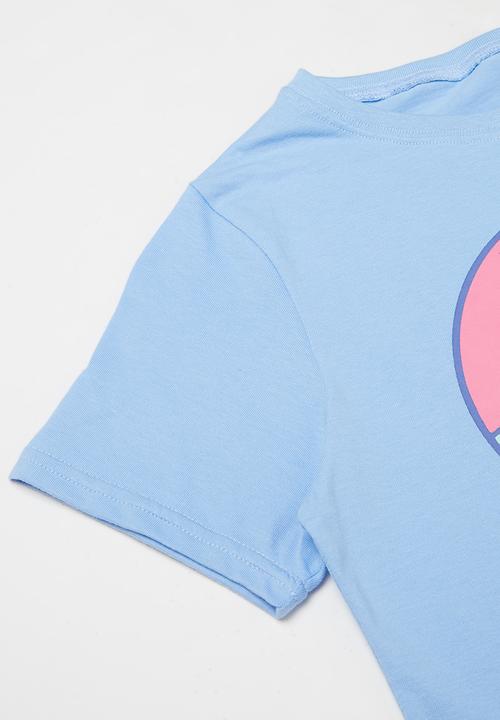 Rebel Republic - Girls printed short sleeve tee - blue 
