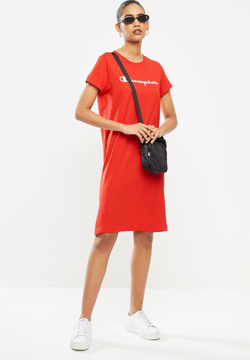 Champion - Legacy short sleeve dress - red
